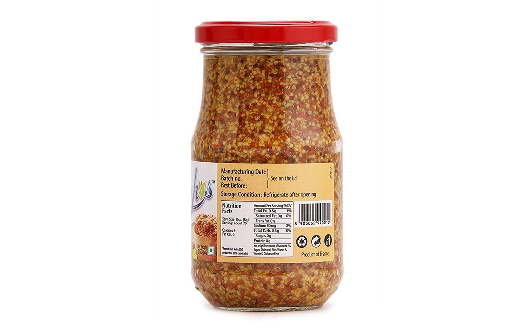 Freshos Wholegrain Mustard Paste    Glass Jar  350 grams